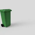 Ống cắm bút thùng rác có bánh xe (Wheelie bin pen pot) - Thumbnail 7