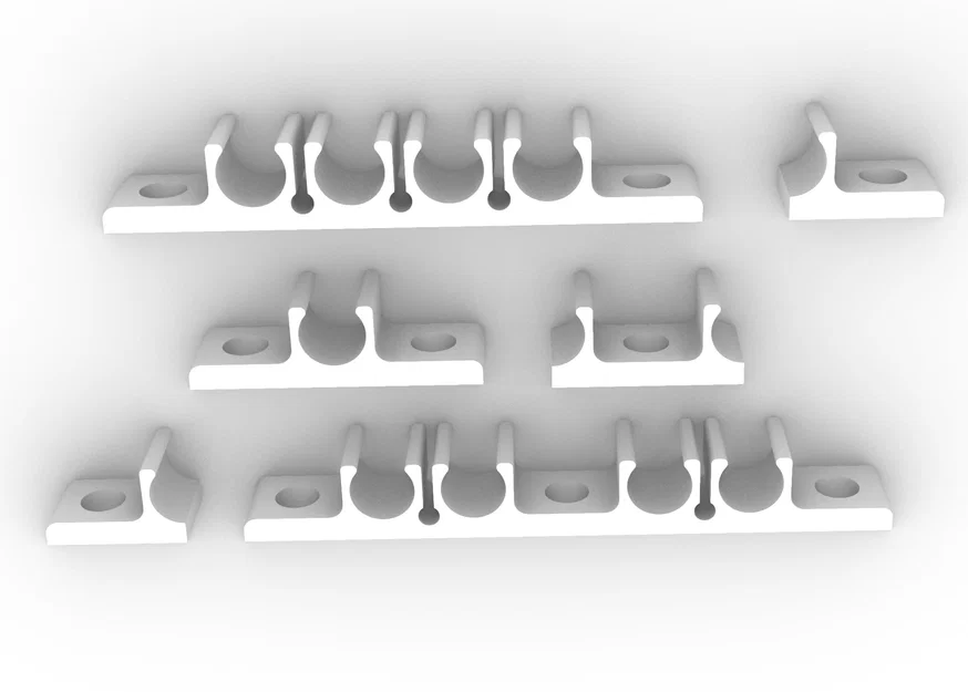 Kẹp dây LAN Cat5/Cat6 (LAN cable Cat5 Cat6 clip) - Image 1