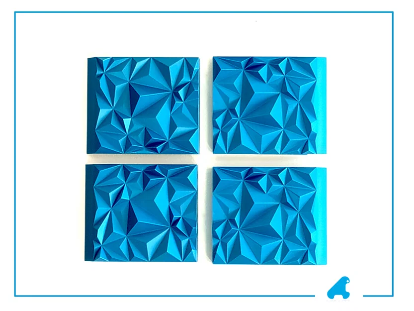 DECORATION MURALE GEOMETRIQUE - Tác phẩm trang trí treo tường đa diện - Image 1