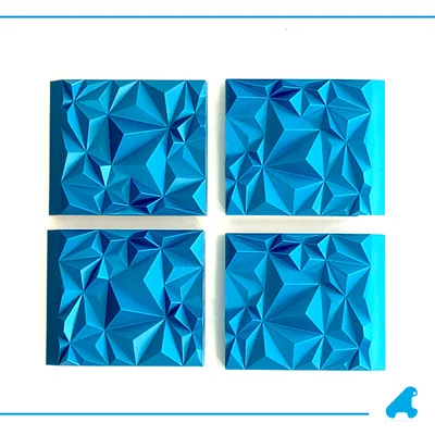 DECORATION MURALE GEOMETRIQUE - Tác phẩm trang trí treo tường đa diện