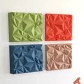 DECORATION MURALE GEOMETRIQUE - Tác phẩm trang trí treo tường đa diện - Thumbnail 2
