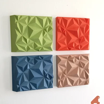 DECORATION MURALE GEOMETRIQUE - Tác phẩm trang trí treo tường đa diện