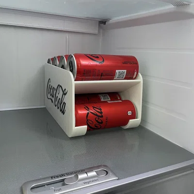 Khay Đựng Lon Nước Ngọt (Can Dispenser) In 3D Cho Tủ Lạnh Gọn Gàng
