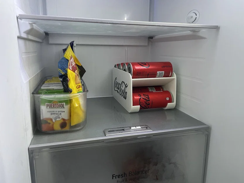 Khay Đựng Lon Nước Ngọt (Can Dispenser) In 3D Cho Tủ Lạnh Gọn Gàng - Image 3