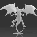 Mô hình 3D Rồng Trắng Mắt Xanh (Blue-Eyes Ultimate Dragon) sắc nét - Thumbnail 4