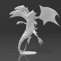 Mô hình 3D Rồng Trắng Mắt Xanh (Blue-Eyes Ultimate Dragon) sắc nét - Thumbnail 6