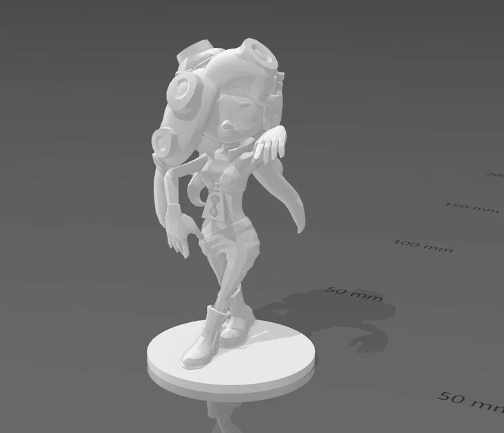 Mô hình 3D Marina (Coralie) từ game Splatoon cực đẹp - Image 1