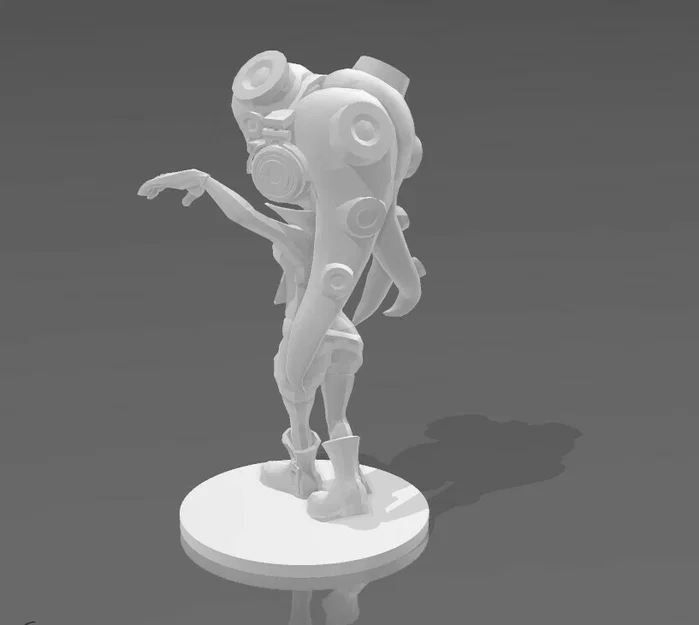 Mô hình 3D Marina (Coralie) từ game Splatoon cực đẹp - Image 3