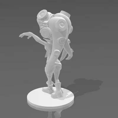 Mô hình 3D Marina (Coralie) từ game Splatoon cực đẹp