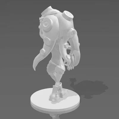 Mô hình 3D Marina (Coralie) từ game Splatoon cực đẹp