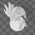 Mô hình Silver the Hedgehog phong cách Amiibo - File in 3D cực chất - Thumbnail 5