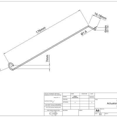 Bộ gá limit switch cho Raymarine ST1000 Tiller Autopilot (carrier assembly)