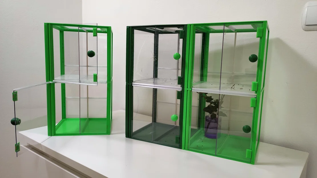 Terrarium/Insectarium dạng mô-đun (Modular terrarium - insectarium) - Image 1