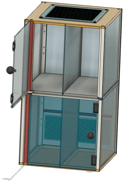 Terrarium/Insectarium dạng mô-đun (Modular terrarium - insectarium) - Image 3