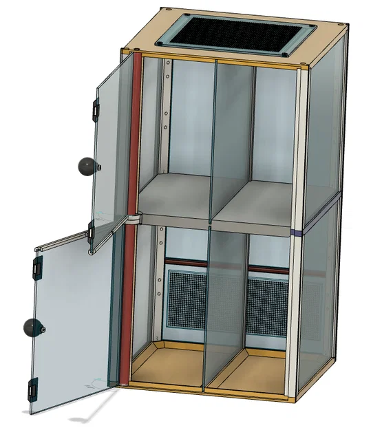Terrarium/Insectarium dạng mô-đun (Modular terrarium - insectarium) - Image 4