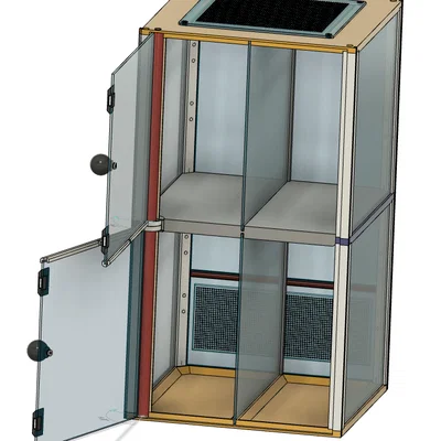 Terrarium/Insectarium dạng mô-đun (Modular terrarium - insectarium)