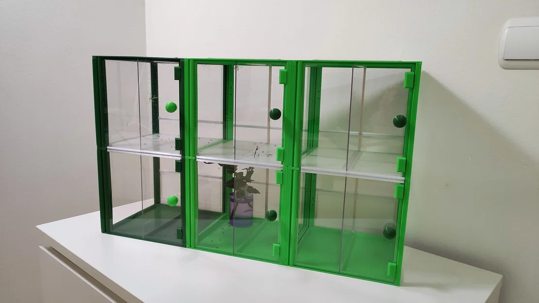 Terrarium/Insectarium dạng mô-đun (Modular terrarium - insectarium) - Image 23