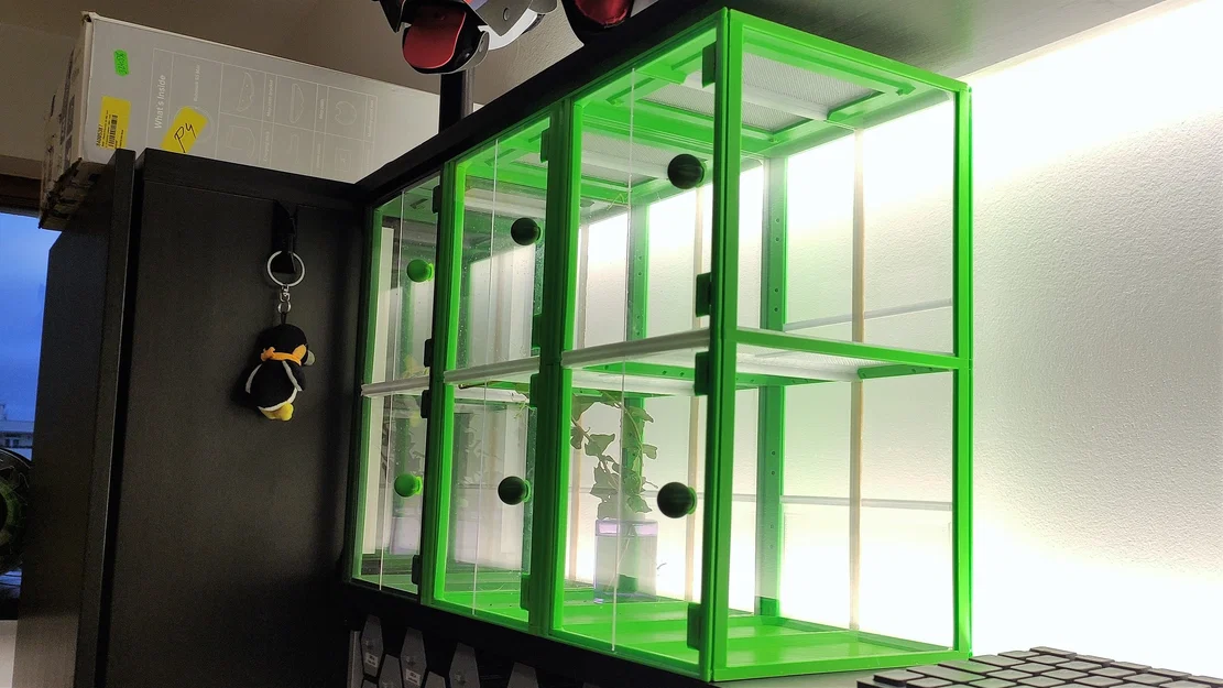 Terrarium/Insectarium dạng mô-đun (Modular terrarium - insectarium) - Image 24