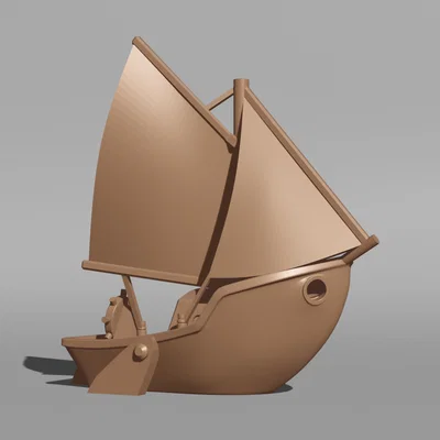 Mô hình tàu Sailboat Benchy ấn tượng cho người đam mê in 3D