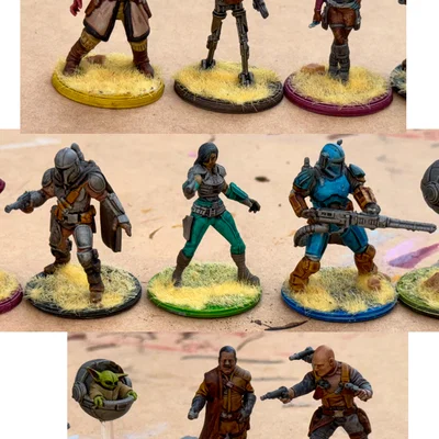 Bộ sưu tập miniatures The Mandalorian: Adventures