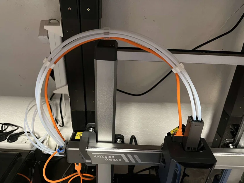 Kẹp ống bowden cho máy in 3D Kobra 3 Combo ACE pro - Image 1
