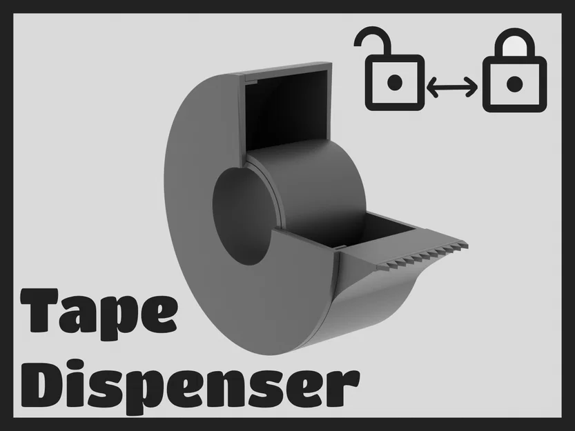 Dụng cụ cắt băng keo cầm tay nhỏ gọn - Compact Tape Dispenser - Image 1