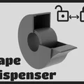 Dụng cụ cắt băng keo cầm tay nhỏ gọn - Compact Tape Dispenser - Thumbnail 1
