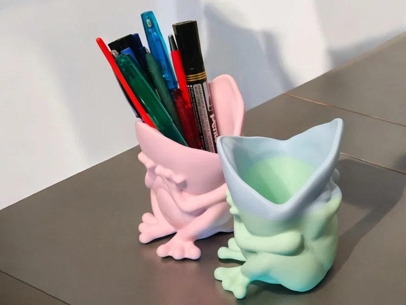 Ống Cắm Bút Hình Ếch (Frog Pencil Organizer) - Image 2