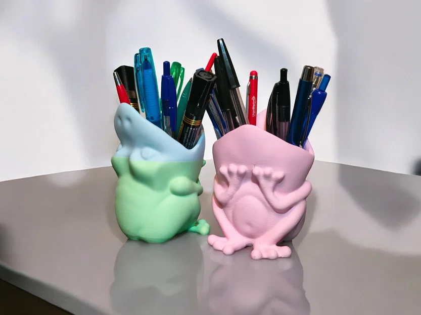 Ống Cắm Bút Hình Ếch (Frog Pencil Organizer) - Image 3