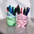 Ống Cắm Bút Hình Ếch (Frog Pencil Organizer) - Thumbnail 3