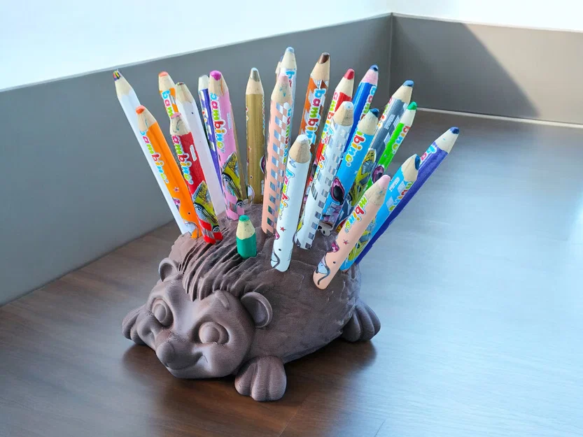 Khay Đựng Bút Hình Nhím (Hedgehog Pencil Organizer) - Image 1