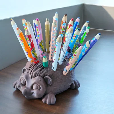 Khay Đựng Bút Hình Nhím (Hedgehog Pencil Organizer)