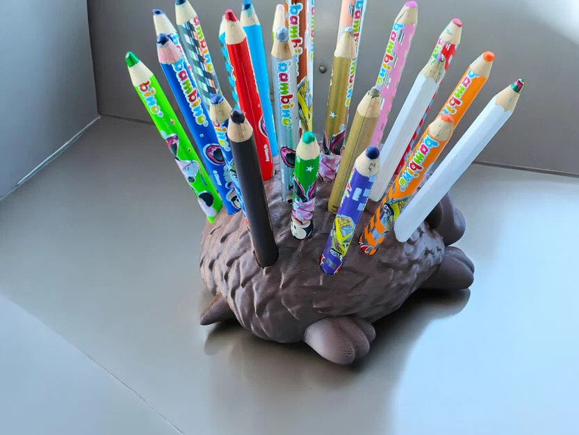 Khay Đựng Bút Hình Nhím (Hedgehog Pencil Organizer) - Image 2