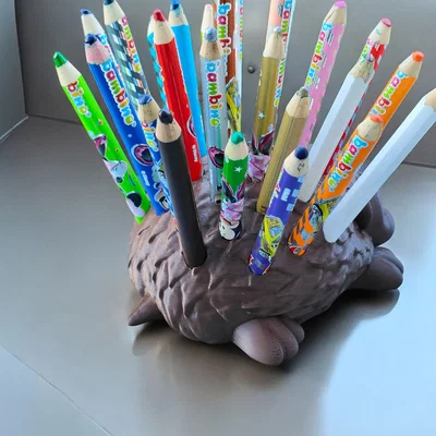 Khay Đựng Bút Hình Nhím (Hedgehog Pencil Organizer)