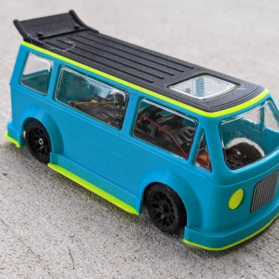 Mẫu vỏ xe bus/van dành cho Mini-z