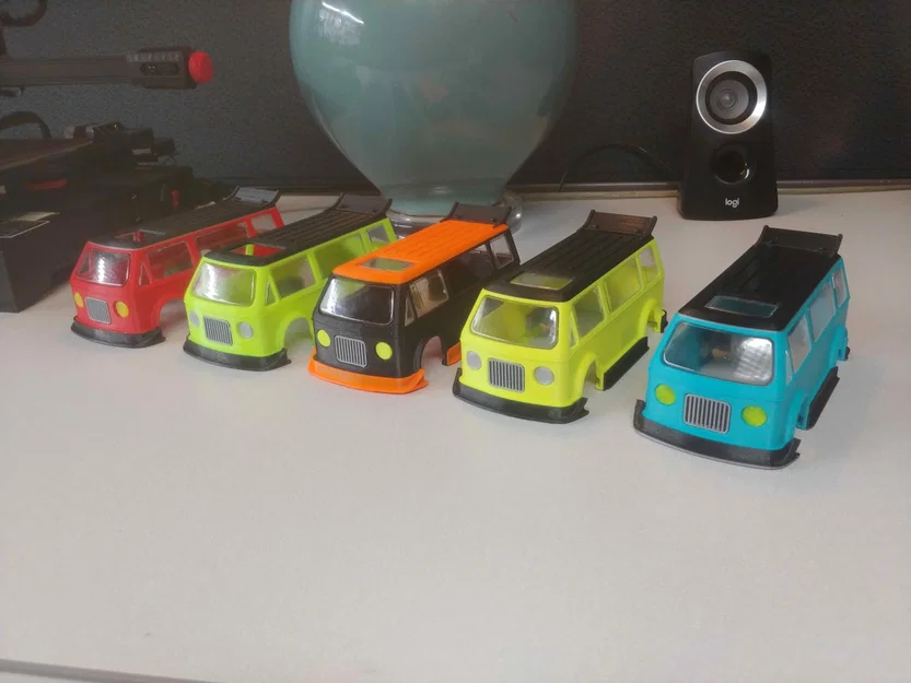 Mẫu vỏ xe bus/van dành cho Mini-z - Image 4