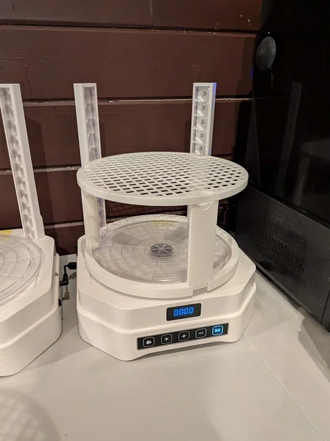 Bộ kê xếp tầng/mâm xoay cho trạm UV curing máy in resin 3D - Image 2