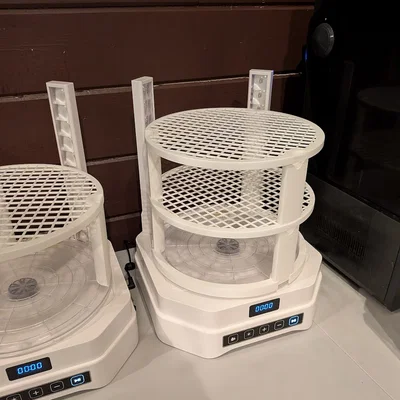 Bộ kê xếp tầng/mâm xoay cho trạm UV curing máy in resin 3D