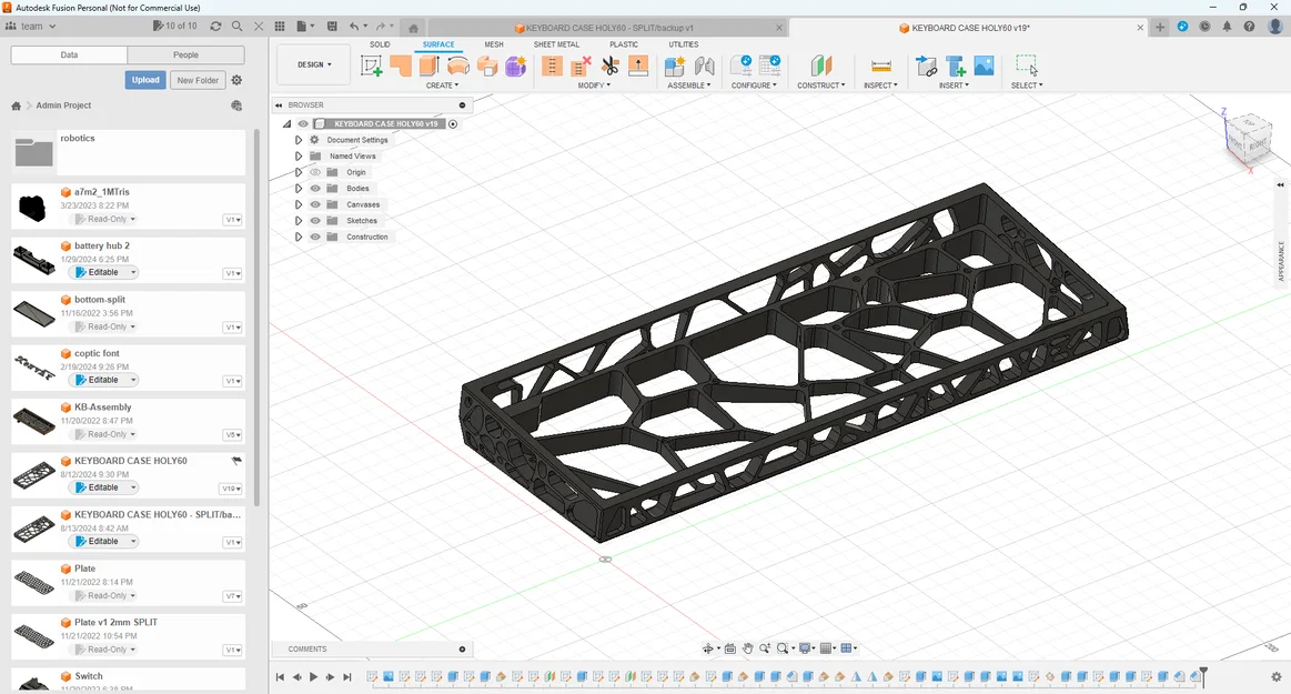 Vỏ bàn phím Holy60 (Holy60 Keyboard Case) - Image 1