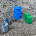 Thùng phuy dầu (Barrel) tỉ lệ 1:10–1:12 cho RC car & Diorama (miniature) - Thumbnail 1