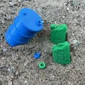 Thùng phuy dầu (Barrel) tỉ lệ 1:10–1:12 cho RC car & Diorama (miniature) - Thumbnail 3