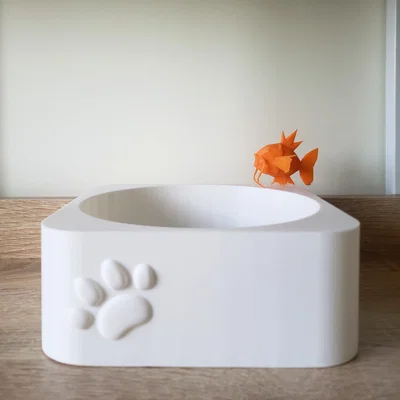 Bát ăn 3D cho thú cưng - Thiết kế thông minh và tiện dụng