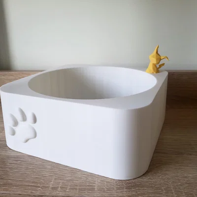 Bát ăn 3D cho thú cưng - Thiết kế thông minh và tiện dụng