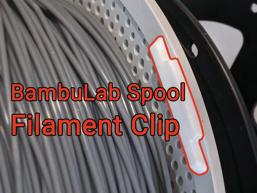 Kẹp Giữ Sợi Cho Spool Bambu (Bambu Spool Filament Clip) - Image 3