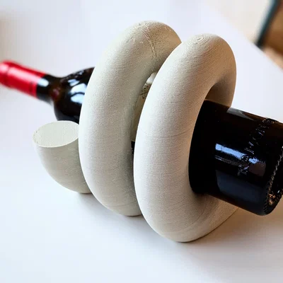 Giá đỡ chai rượu vang in 3D hiện đại và tinh tế