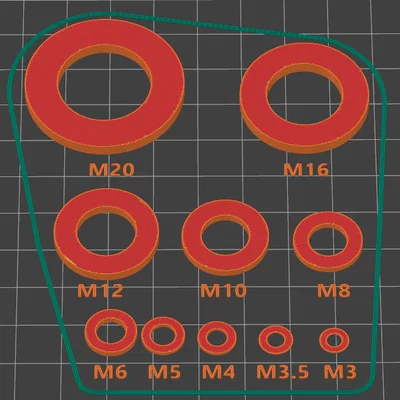 Vòng đệm phẳng hệ mét DIN 125A (Metric Flat Washers)