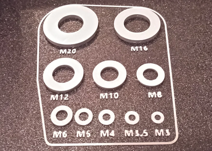 Vòng đệm phẳng hệ mét DIN 125A (Metric Flat Washers) - Image 2