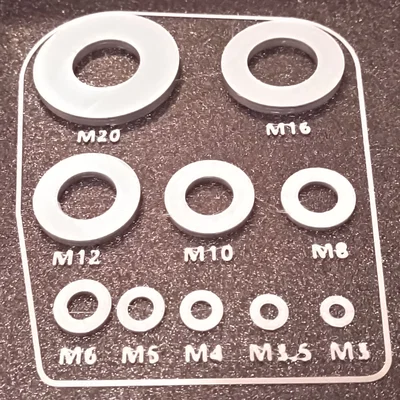 Vòng đệm phẳng hệ mét DIN 125A (Metric Flat Washers)