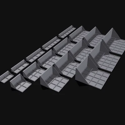 Kệ Gridfinity cho Honeycomb Storage Wall (HSW)