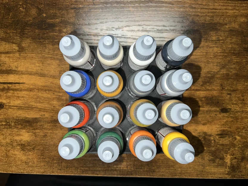 Khay Đựng Sơn Vallejo 16 Lọ: Giải Pháp Sắp Xếp Bàn Làm Việc Gọn Gàng - Image 2